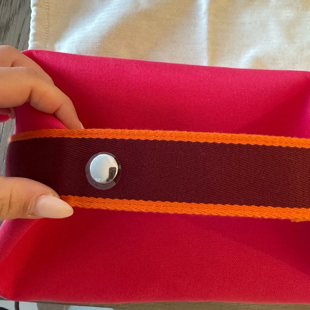 BRAND NEW HERMES BRIDE-A-BRAC large toilette cosmetic travel pouch case - Picture 4 of 6